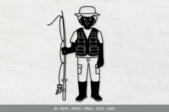 Wild Fishing Papercut Product Image 1