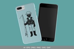 Wild Fishing Papercut Product Image 2