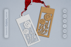Wild Floral Bookmark SVG Product Image 2