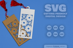 Wild Floral Bookmark SVG Product Image 2