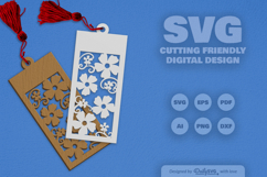 Wild Floral Bookmark SVG Product Image 2