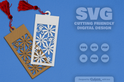 Wild Floral Bookmark SVG Product Image 2
