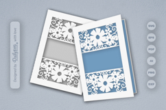 Floral Greeting Card SVG Product Image 1