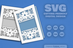 Floral Greeting Card SVG Product Image 2