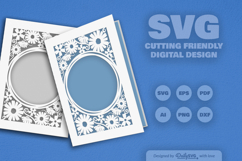 Floral Greeting Card SVG Product Image 2