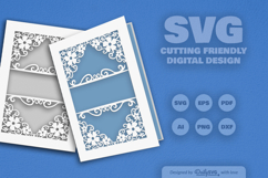 Floral Greeting Card SVG Product Image 2