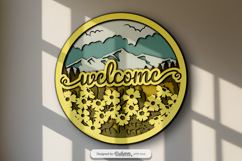 Wild Flower Meadow Home Decor Layered Laser Cut Product Image 1