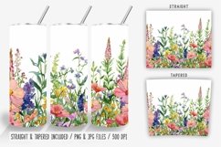 Wild Flowers Spring Tumbler Wrap