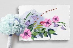 Wild Flowers watercolor wildflowers collection Product Image 9