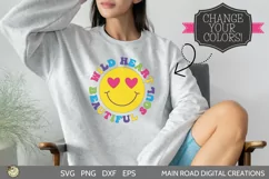 wild cut file quote being used on a sweatshirt worn by a girl