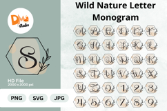 Wild Nature Letter Monogram Product Image 1