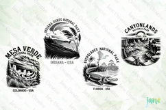 Wild Places U.S. National Parks SVG PNG Product Image 1