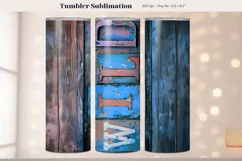 Wild Tumbler Wrap | Wild Western Tumbler Sublimation Design