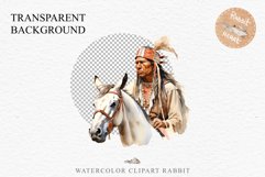 Wild West Native American Cowboy Western Cowboy Vintage PNG Clipart Decor Art Image Watercolor Transparent Print illustration sublimation creepy printable  watercolor Western Native American Cowboy, Wild West Texas clipart, vintage ranches decoration art