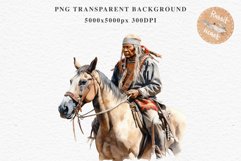 Wild West Native American Cowboy Western Cowboy Vintage PNG Clipart Decor Art Image Watercolor Transparent Print illustration sublimation creepy printable  watercolor Western Native American Cowboy, Wild West Texas clipart, vintage ranches decoration art