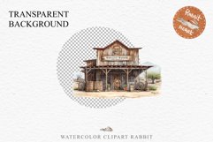 Wild West Rancho House Western Cowboy Saloon  Vintage Clipart Decor Art Image Watercolor Transparent Print illustration sublimation creepy printable digital  watercolor Western Rancho House, Wild West Texas cowboy clipart, vintage ranches decoration art