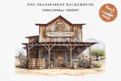 Wild West Rancho House Western Cowboy Saloon  Vintage Clipart Decor Art Image Watercolor Transparent Print illustration sublimation creepy printable digital  watercolor Western Rancho House, Wild West Texas cowboy clipart, vintage ranches decoration art