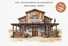 Wild West Rancho House Western Cowboy Saloon  Vintage Clipart Decor Art Image Watercolor Transparent Print illustration sublimation creepy printable digital  watercolor Western Rancho House, Wild West Texas cowboy clipart, vintage ranches decoration art