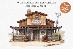 Wild West Rancho House Western Cowboy Saloon  Vintage Clipart Decor Art Image Watercolor Transparent Print illustration sublimation creepy printable digital  watercolor Western Rancho House, Wild West Texas cowboy clipart, vintage ranches decoration art