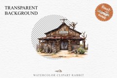 Wild West Rancho House Western Cowboy Saloon  Vintage Clipart Decor Art Image Watercolor Transparent Print illustration sublimation creepy printable digital  watercolor Western Rancho House, Wild West Texas cowboy clipart, vintage ranches decoration art