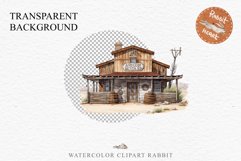 Wild West Rancho House Western Cowboy Saloon  Vintage Clipart Decor Art Image Watercolor Transparent Print illustration sublimation creepy printable digital  watercolor Western Rancho House, Wild West Texas cowboy clipart, vintage ranches decoration art