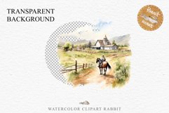 Wild West Rancho Landscape House Western Cowboy Vintage Clipart Decor Art Image Watercolor Transparent Print illustration sublimation creepy printable digital watercolor Western Rancho House, Wild West Texas cowboy clipart, vintage ranches decoration art