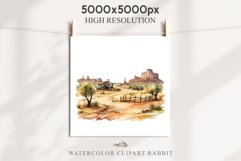 Wild West Rancho Landscape House Western Cowboy Vintage Clipart Decor Art Image Watercolor Transparent Print illustration sublimation creepy printable digital watercolor Western Rancho House, Wild West Texas cowboy clipart, vintage ranches decoration art