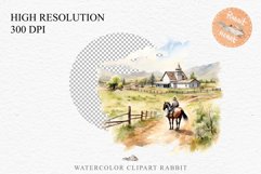 Wild West Rancho Landscape House Western Cowboy Vintage Clipart Decor Art Image Watercolor Transparent Print illustration sublimation creepy printable digital watercolor Western Rancho House, Wild West Texas cowboy clipart, vintage ranches decoration art