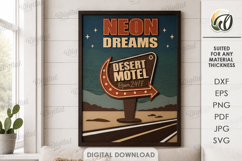 3D Wild West Signs Bundle Laser Cut. Wall Decor SVG Product Image 5