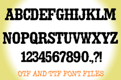Wild West Wanted Alphabet Lettering ABC Text Font OTF Product Image 2
