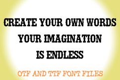 Wild West Wanted Alphabet Lettering ABC Text Font OTF Product Image 3