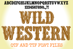 Wild Western Alphabet Lettering ABC Cowboy Text Font OTF by Squeeb Creative