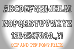 Wild Western Cartoon Alphabet Lettering ABC Cowboy Text Font Product Image 2