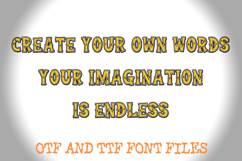 Wild Western Cartoon Alphabet Lettering ABC Cowboy Text Font Product Image 3