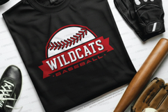 Wildcat Baseball SVG Product Image 1