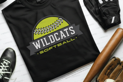 Wildcat Softball SVG Product Image 1