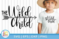 Toddler svg - the Wild Child Arrow Design SVG, EPS, DXF Product Image 1