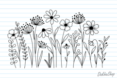 Flower Svg, Wildflower Svg, Flowers Meadow Svg, Botanical. Product Image 3