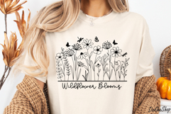 Flower Svg, Wildflower Svg, Flowers Meadow Svg, Botanical. Product Image 6