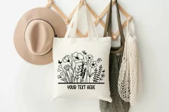 Flower Svg, Wildflower Svg, Flower Meadow Svg, Botanical svg Product Image 7