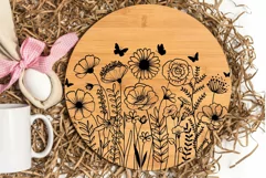 Flower Svg, Wildflower Svg, Flowers Garden Svg. Product Image 4