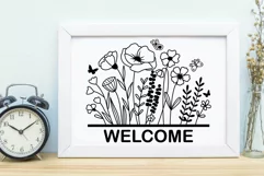 Flower Svg, Wildflower Svg, Flower Meadow Svg, Botanical svg Product Image 8