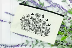Flowers Svg, Flower Meadow Svg, Wildflower Blooms Svg. Product Image 9