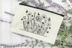 Flower Svg Wildlower Svg Flowers Garden Svg, Flower Meadow. Product Image 10