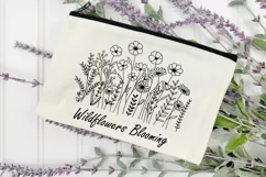 Flower Svg, Wildflower Svg, Flower Meadow Svg, Botanical svg Product Image 5