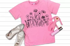 Wildflower Blooms Svg, Flower Svg, Flower Meadow Svg. Product Image 4