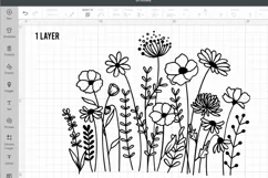 Wildflower Blooms Svg, Flower Svg, Flower Meadow Svg. Product Image 9