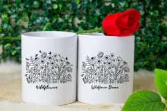Wildflower Blooms Svg, Flower Meadow Svg, Floral Svg Product Image 7