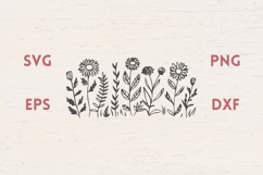 Flower Arrangement Wildflowers SVG Product Image 1