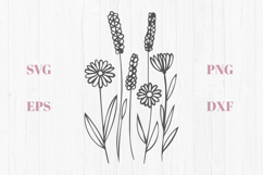 Spring Wildflowers SVG Product Image 1